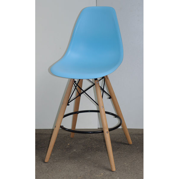 Напівбарний стілець Onder Mebli Nik BAR 65 Блакитний 50-2