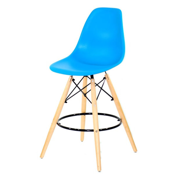 Полубарный стул Onder Mebli Nik BAR 65 Голубой 51-1