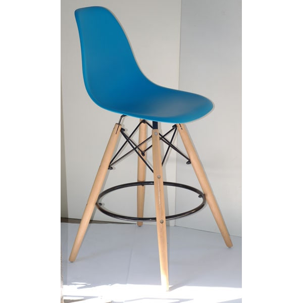 Полубарный стул Onder Mebli Nik BAR 65 Голубой 51-2