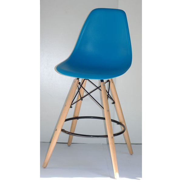 Полубарный стул Onder Mebli Nik BAR 65 Голубой 51-3