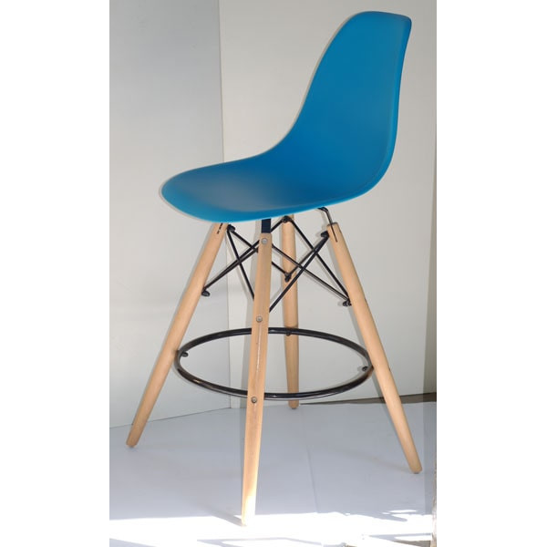 Полубарный стул Onder Mebli Nik BAR 65 Голубой 51-4