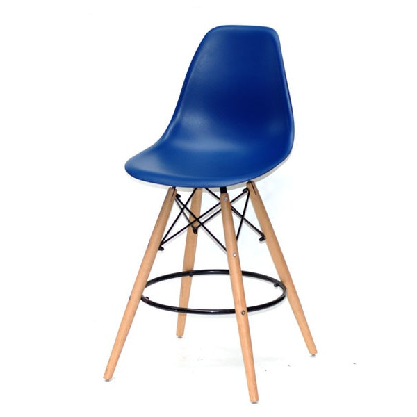 Полубарный стул Onder Mebli Nik BAR 65 Голубой 54-1