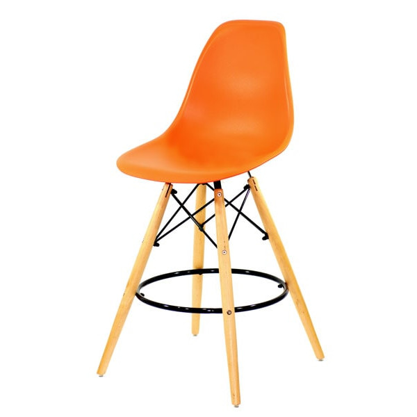 Полубарный стул Onder Mebli Nik BAR 65 Оранжевый 70-1