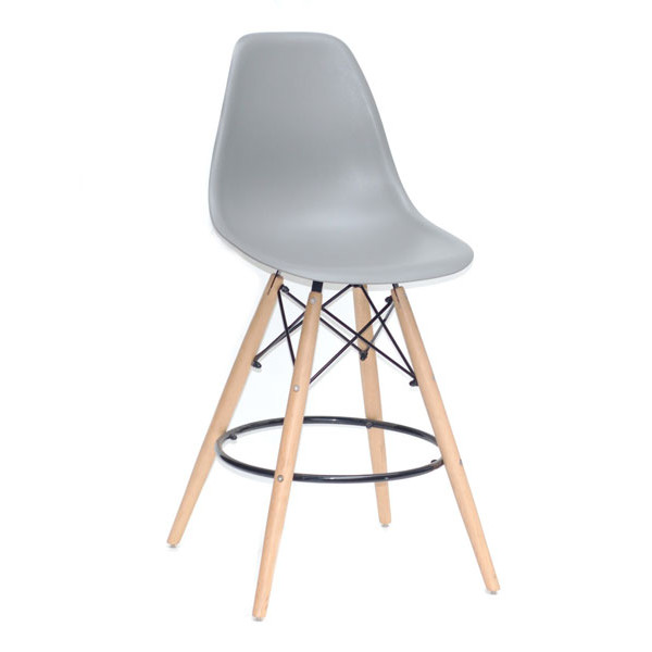 Напівбарний стілець Onder Mebli Nik BAR 65 Сірий 16-0