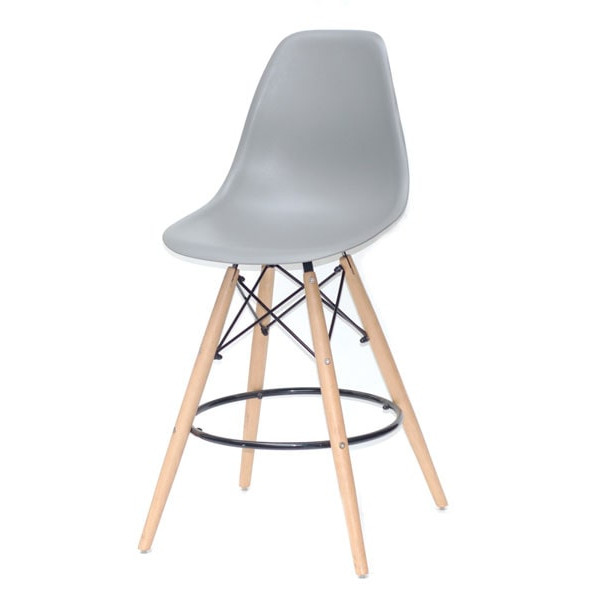 Напівбарний стілець Onder Mebli Nik BAR 65 Сірий 16-1