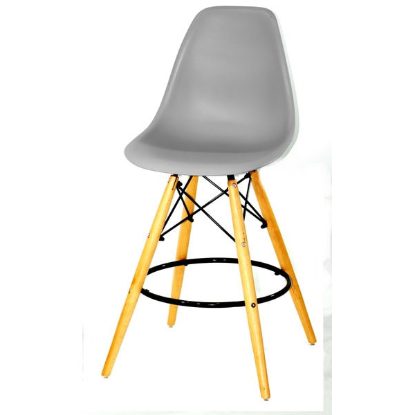 Напівбарний стілець Onder Mebli Nik BAR 65 Сірий 35-1