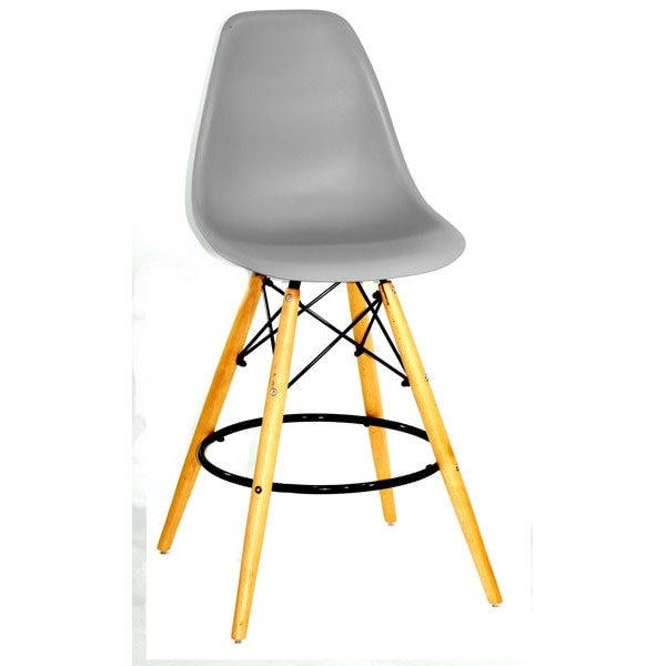 Напівбарний стілець Onder Mebli Nik BAR 65 Сірий 35-0