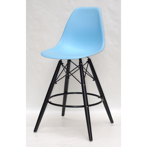 Полубарный стул Onder Mebli Nik BAR 65-BK Голубой 50-1