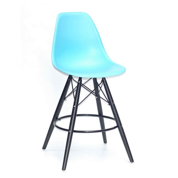 Полубарный стул Onder Mebli Nik BAR 65-BK Голубой 52-0