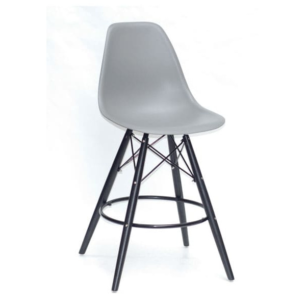 Напівбарний стілець Onder Mebli Nik BAR 65-BK Сірий 16-0