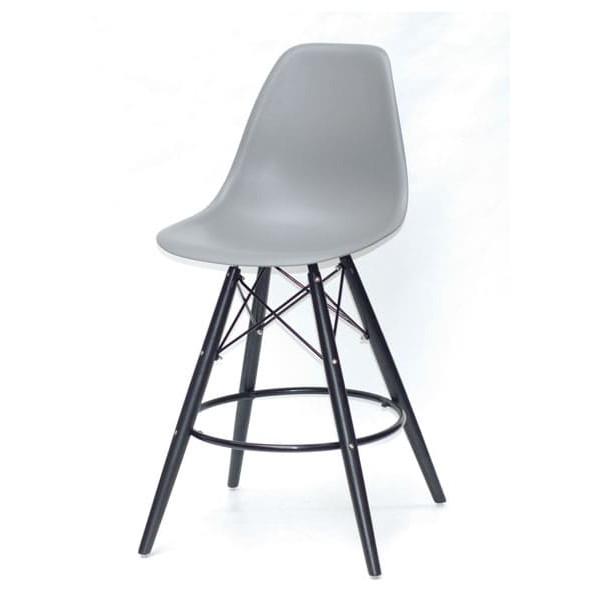 Напівбарний стілець Onder Mebli Nik BAR 65-BK Сірий 16-1