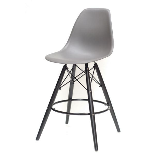 Напівбарний стілець Onder Mebli Nik BAR 65-BK Сірий 21-1