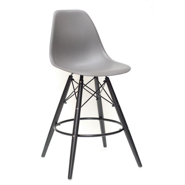 Напівбарний стілець Onder Mebli Nik BAR 65-BK Сірий 21-0