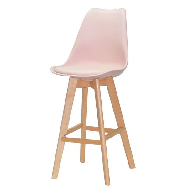 Барний стілець Onder Mebli Milan BAR 75 Рожевий 63-1
