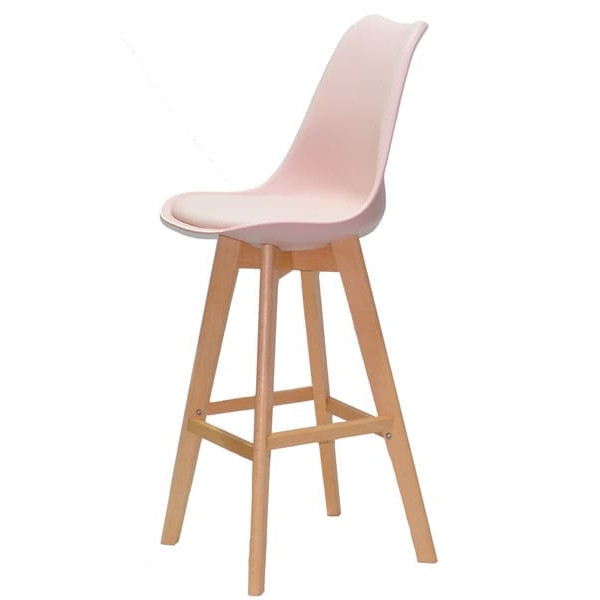 Барний стілець Onder Mebli Milan BAR 75 Рожевий 63-3