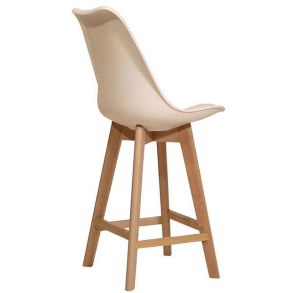 Напівбарний стілець Onder Mebli Milan BAR 65 Білий 07-1