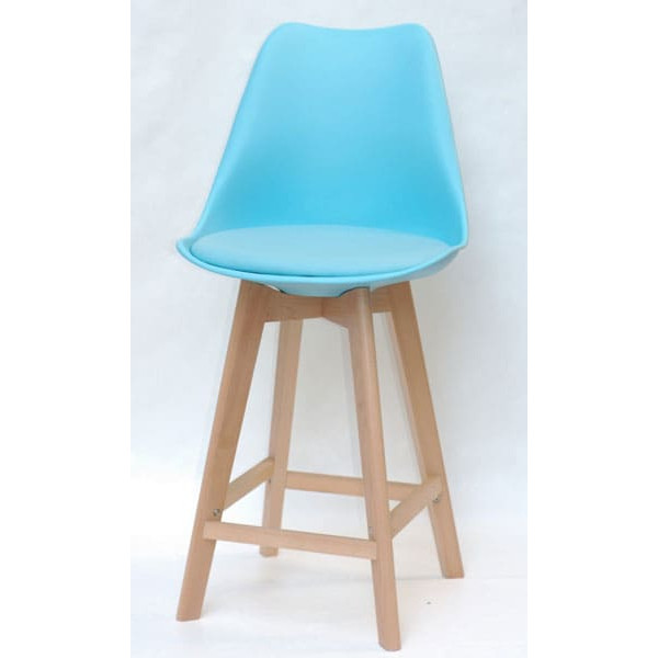 Напівбарний стілець Onder Mebli Milan BAR 65 Блакитний 52-1