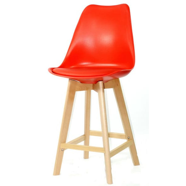 Полубарный стул Onder Mebli Milan BAR 65 Красный 05-1