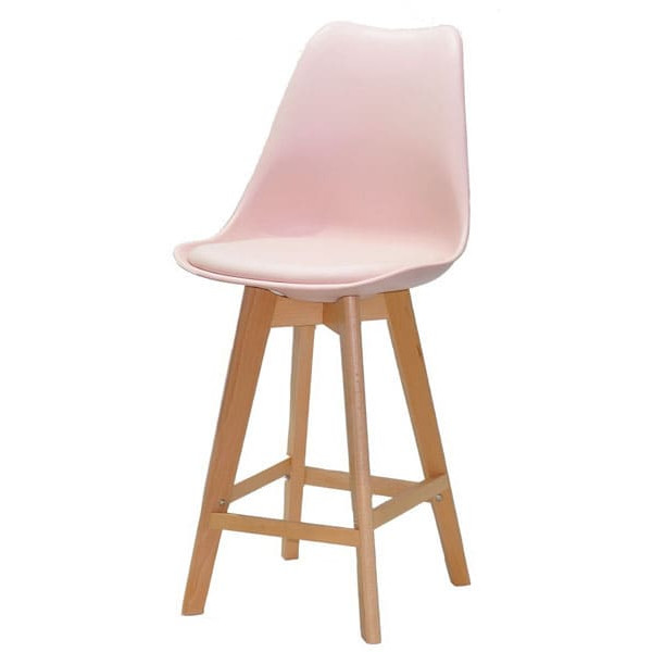 Напівбарний стілець Onder Mebli Milan BAR 65 Рожевий 63-1