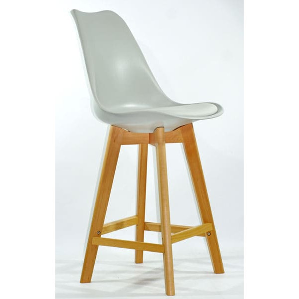 Напівбарний стілець Onder Mebli Milan BAR 65 Сірий 10-2