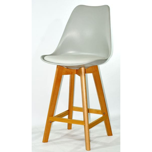 Напівбарний стілець Onder Mebli Milan BAR 65 Сірий 10-1