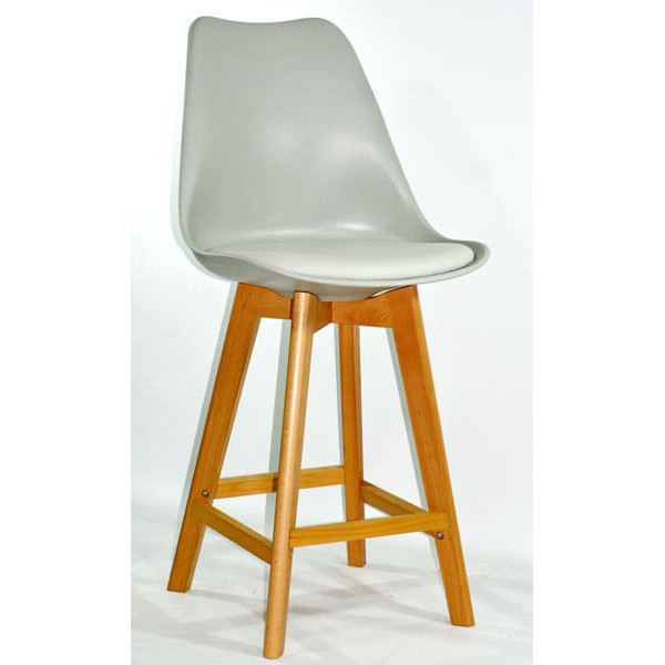 Напівбарний стілець Onder Mebli Milan BAR 65 Сірий 10-0