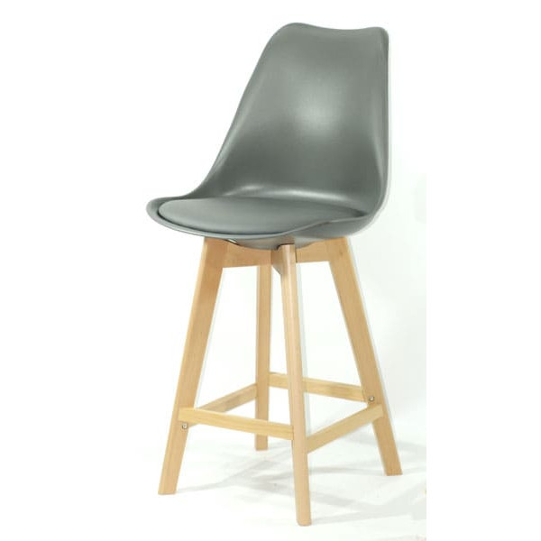 Напівбарний стілець Onder Mebli Milan BAR 65 Сірий 21-3