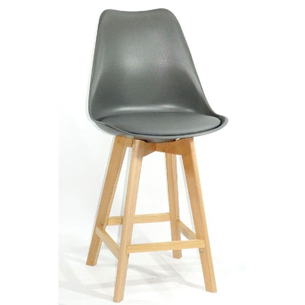 Напівбарний стілець Onder Mebli Milan BAR 65 Сірий 21-0