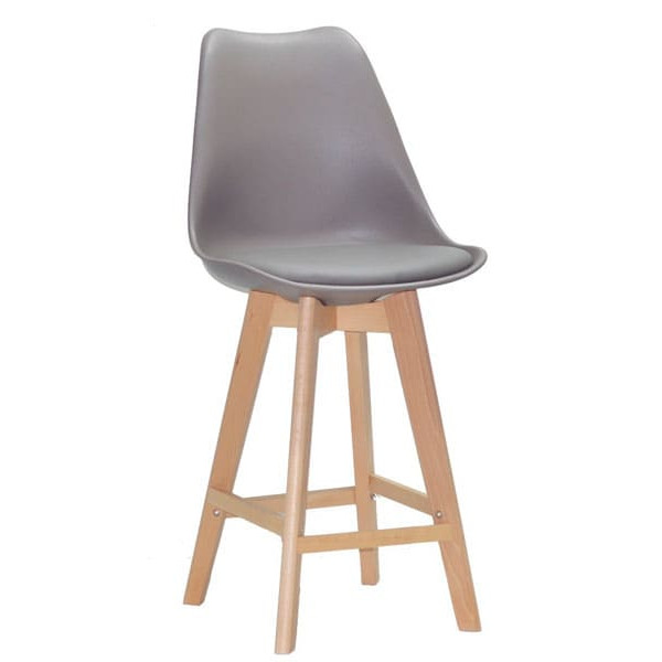 Напівбарний стілець Onder Mebli Milan BAR 65 Сірий 23-0