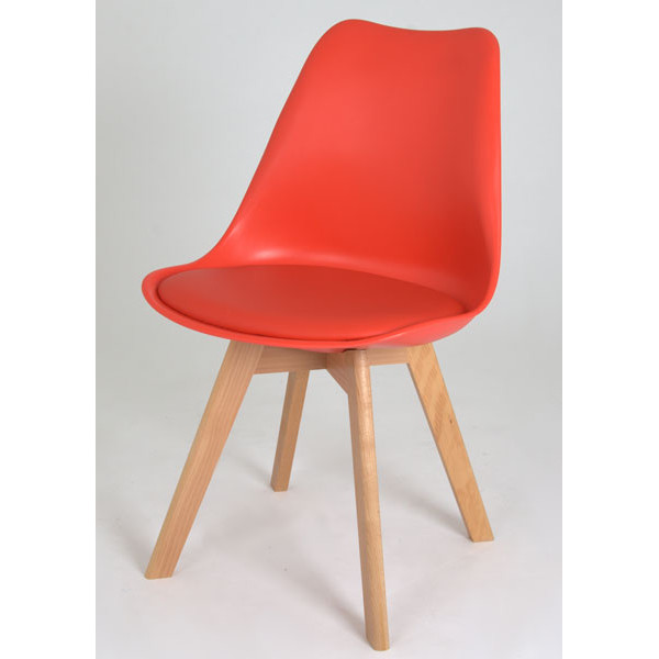 Стул Onder Mebli Milan Красный 05-1