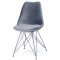 Стілець Onder Mebli Milan Soft BK-ML Сірий B-3 Оксамит-1-thumb