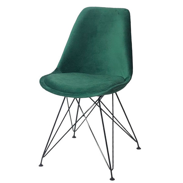 Стул Onder Mebli Milan Soft BK-ML Зеленый B-5 Бархат-1