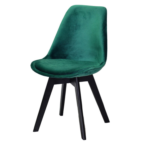 Стілець Onder Mebli Milan Soft BK Зелений B-5 Оксамит-1