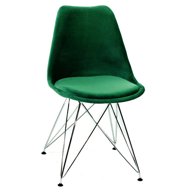 Стілець Onder Mebli Milan Soft CH-ML Зелений B-5 Оксамит-0