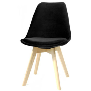 Стул Onder Mebli Milan Soft Черный B-4 Бархат