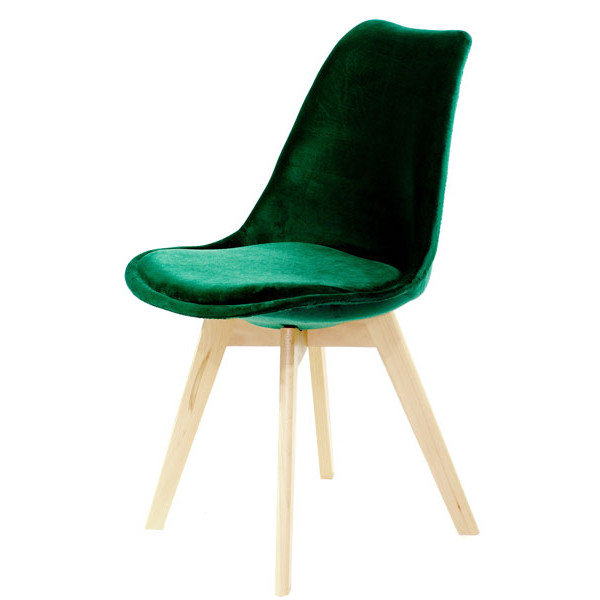 Стілець Onder Mebli Milan Soft Зелений B-5 Оксамит-2