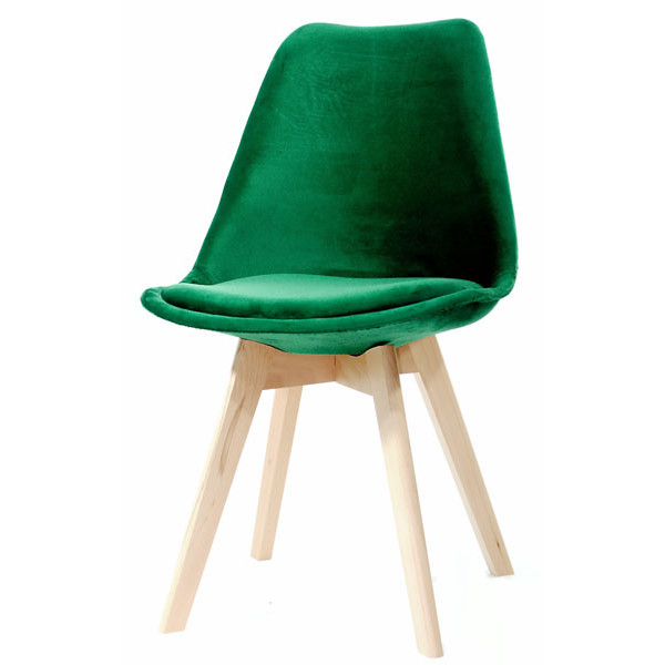 Стілець Onder Mebli Milan Soft Зелений B-5 Оксамит-1