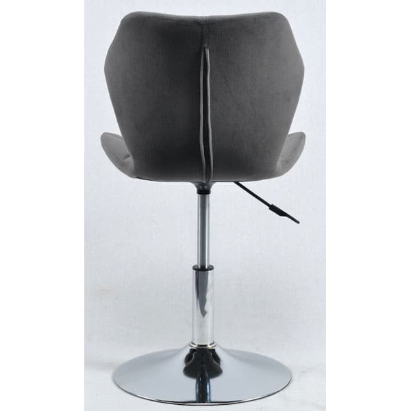 Стілець Onder Mebli Greg CH-BASE Сірий B-1004 Оксамит-3