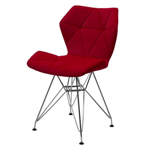 Стілець Onder Mebli Greg CH-ML Червоний B-1016 Оксамит-1