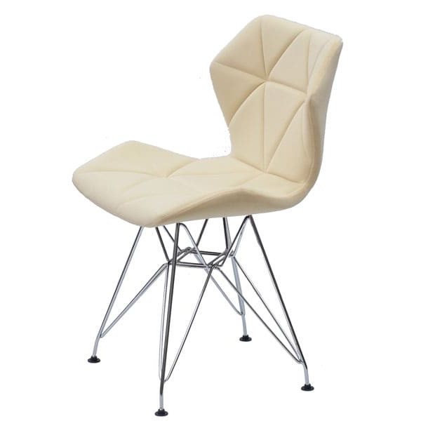 Стул Onder Mebli Greg CH-ML Молочный B-1020 Бархат-3
