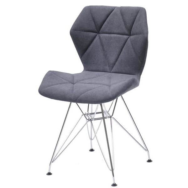 Стул Onder Mebli Greg CH-ML Серый SH-1 Шенилл-1