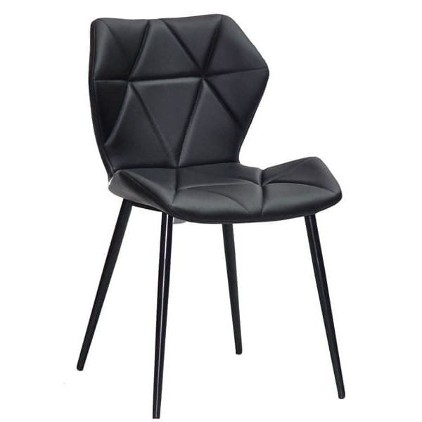 Стілець Onder Mebli Greg ML Чорний Екошкіра-0