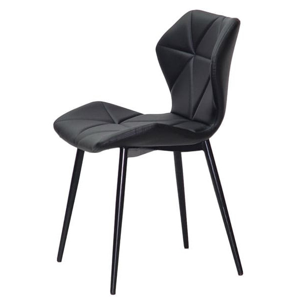 Стілець Onder Mebli Greg ML Чорний Екошкіра-3