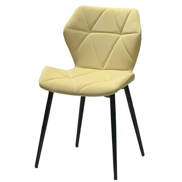 Стілець Onder Mebli Greg ML Молочний B-1020 Оксамит-1