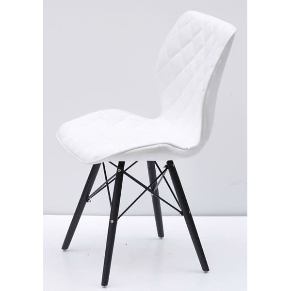 Стул Onder Mebli Nolan BK Белый SH - 4 Шенилл-2