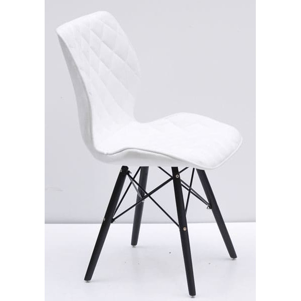 Стул Onder Mebli Nolan BK Белый SH - 4 Шенилл-3