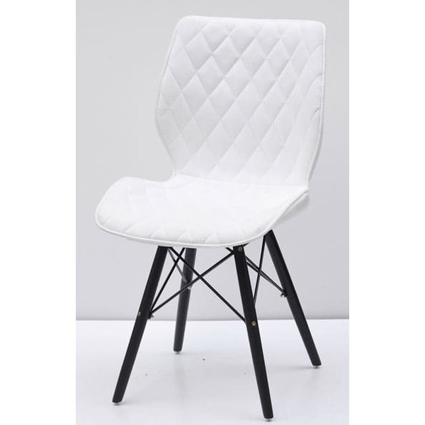 Стул Onder Mebli Nolan BK Белый SH - 4 Шенилл-1