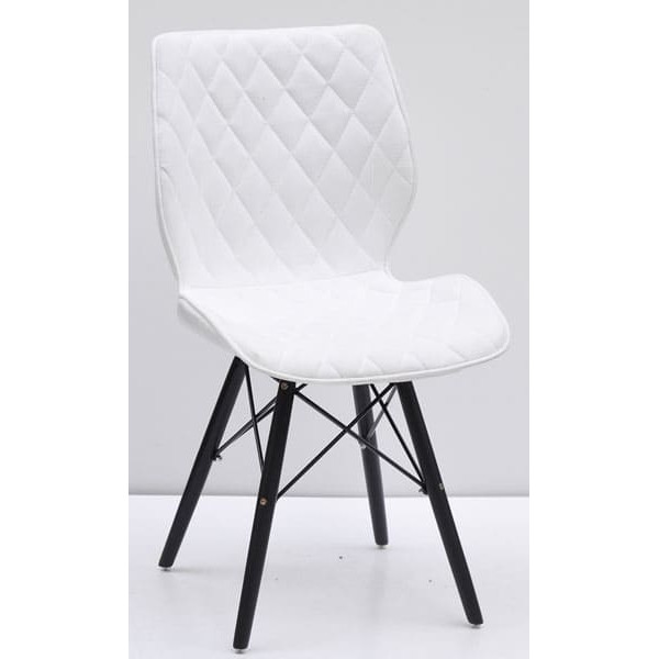 Стул Onder Mebli Nolan BK Белый SH - 4 Шенилл-0