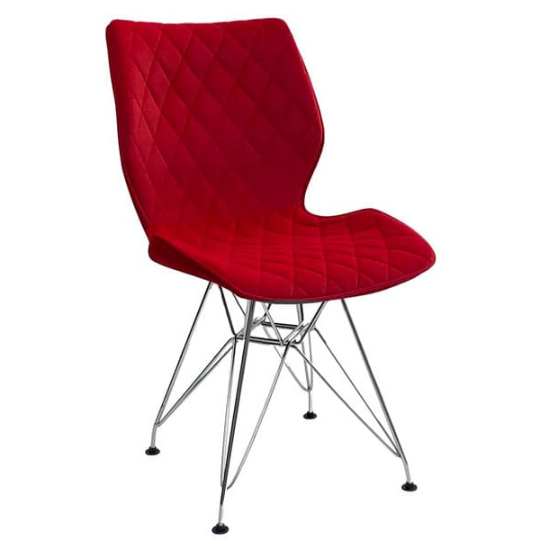 Стул Onder Mebli Nolan CH-ML Красный B-1016 Бархат-0