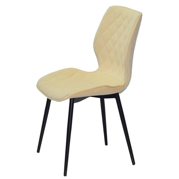 Стул Onder Mebli Nolan ML Молочный B-1020 Бархат-3